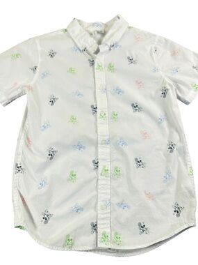 DISNEY X JANIE + JACK Mickey Tennis Button Down Shirt Boys 12
